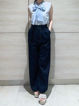 ペリエ千葉店さん（レディース・159cm）の春コーディネート