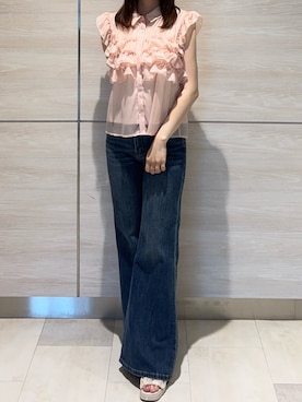 「31 Sons de mode（トランテアン　ソン　ドゥ　モード）のアイテム」を使った、ペリエ千葉店さん（レディース・156cm）の春コーディネート