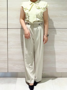 「31 Sons de mode（トランテアン　ソン　ドゥ　モード）のアイテム」を使った、ペリエ千葉店さん（レディース・156cm）の夏コーディネート
