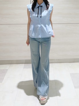 ペリエ千葉店さん(レディース・159cm)の夏コーディネート