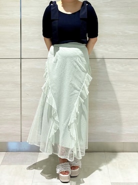 「31 Sons de mode（トランテアン　ソン　ドゥ　モード）のアイテム」を使った、ペリエ千葉店さん（レディース・156cm）の春コーディネート