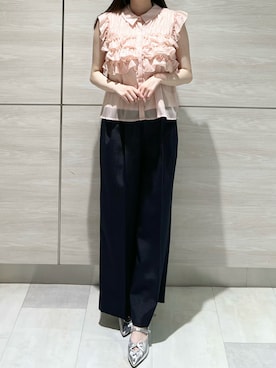 ペリエ千葉店さん（レディース・159cm）の春コーディネート