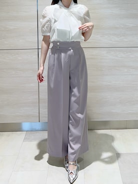 「31 Sons de mode（トランテアン　ソン　ドゥ　モード）のアイテム」を使った、ペリエ千葉店さん（レディース・159cm）の春コーディネート