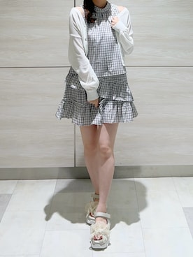ペリエ千葉店さん(レディース・159cm)の夏コーディネート