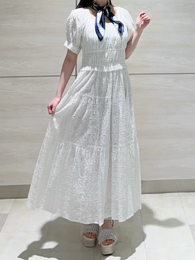 「31 Sons de mode（トランテアン　ソン　ドゥ　モード）のアイテム（ワンピース/ドレス）」を使った、ペリエ千葉店さん（レディース・159cm）の春コーディネート