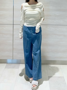 「31 Sons de mode（トランテアン　ソン　ドゥ　モード）のアイテム」を使った、ペリエ千葉店さん（レディース・159cm）の春コーディネート