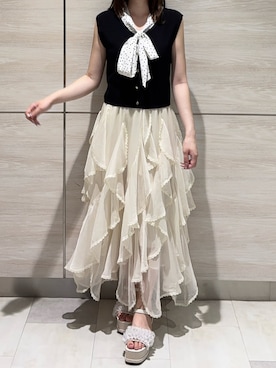 ペリエ千葉店さん（レディース・156cm）の夏コーディネート
