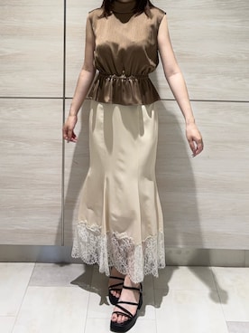ペリエ千葉店さん（レディース・156cm）の夏コーディネート