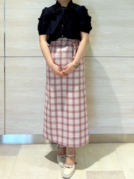 「31 Sons de mode（トランテアン　ソン　ドゥ　モード）のアイテム」を使った、ペリエ千葉店さん（レディース・156cm）の春コーディネート