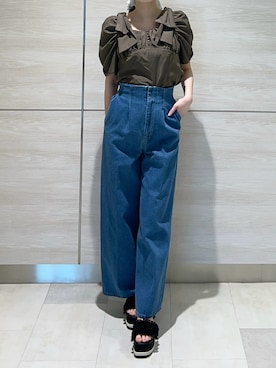 「31 Sons de mode（トランテアン　ソン　ドゥ　モード）のアイテム」を使った、ペリエ千葉店さん（レディース・159cm）の春コーディネート