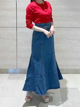 「31 Sons de mode（トランテアン　ソン　ドゥ　モード）のアイテム」を使った、ペリエ千葉店さん（レディース・159cm）の春コーディネート