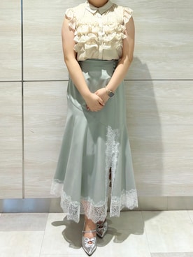 ペリエ千葉店さん（レディース・156cm）の春コーディネート
