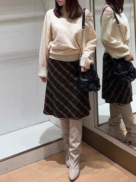 ペリエ千葉店さん(レディース・156cm)の秋コーディネート