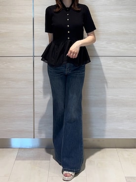 「31 Sons de mode（トランテアン　ソン　ドゥ　モード）のアイテム」を使った、ペリエ千葉店さん（レディース・156cm）の夏コーディネート