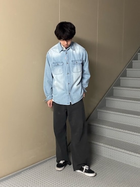 「URBAN RESEARCH Sonny Label（アーバンリサーチサニーレーベル）のアイテム（パンツ）」を使った、たいちさん（メンズ・177cm）の冬コーディネート