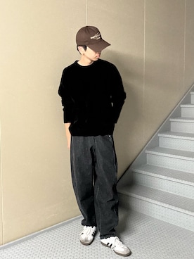 「URBAN RESEARCH Sonny Label（アーバンリサーチサニーレーベル）のアイテム（キャップ）」を使った、たいちさん（メンズ・177cm）の秋コーディネート