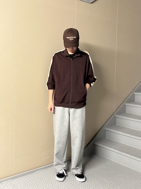 「アイテム（その他アウター、ブラウン系）」を使った、たいちさん（メンズ・177cm）の秋コーディネート