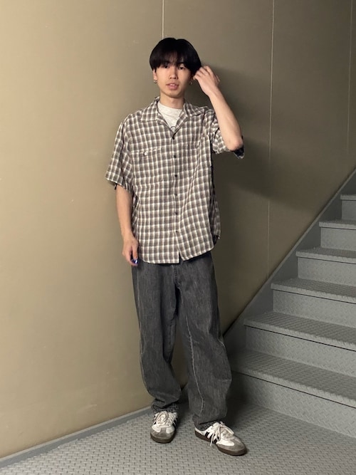 SimianRing　originalパンツ　黒グレー　Lサイズ Original pants［BlackGray］ | Simian Ring