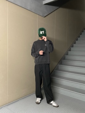 「アイテム（スウェット、その他）」を使った、たいちさん（メンズ・177cm）の秋コーディネート