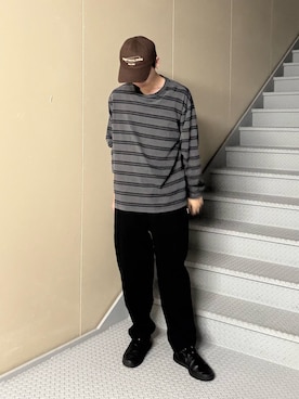 「URBAN RESEARCH Sonny Label（アーバンリサーチサニーレーベル）のアイテム（キャップ）」を使った、たいちさん（メンズ・177cm）の秋コーディネート