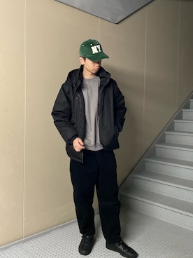 「アイテム（ダウンジャケット/コート）」を使った、たいちさん（メンズ・177cm）の秋コーディネート