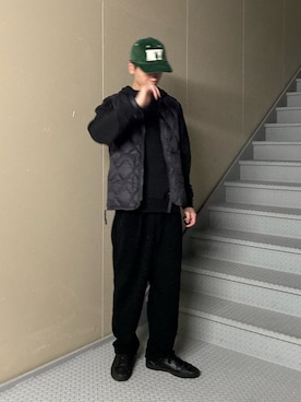 「アイテム（ダウンベスト）」を使った、たいちさん（メンズ・177cm）の秋コーディネート