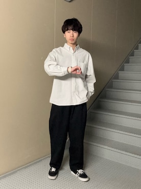 「URBAN RESEARCH Sonny Label（アーバンリサーチサニーレーベル）のアイテム（パンツ）」を使った、たいちさん（メンズ・177cm）の冬コーディネート