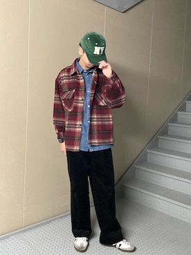 「URBAN RESEARCH Sonny Label（アーバンリサーチサニーレーベル）のアイテム（キャップ）」を使った、たいちさん（メンズ・177cm）の秋コーディネート