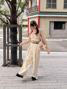 「アイテム（その他トップス）」を使った、おみ / omiさん（レディース・150cm）の秋コーディネート