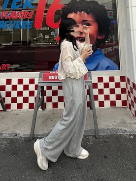 「DISCOAT（ディスコート）のアイテム（トートバッグ）」を使った、おみ / omiさん（レディース・150cm）の秋コーディネート