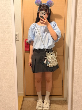 「hinari（ヒナリ）のアイテム」を使った、おみ / omiさん（レディース・150cm）の夏コーディネート