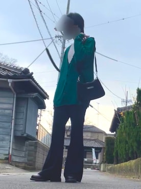 「BASIC COTTON（ベーシックコットン）のアイテム」を使った、せんてゃさん（メンズ・173cm）の冬コーディネート