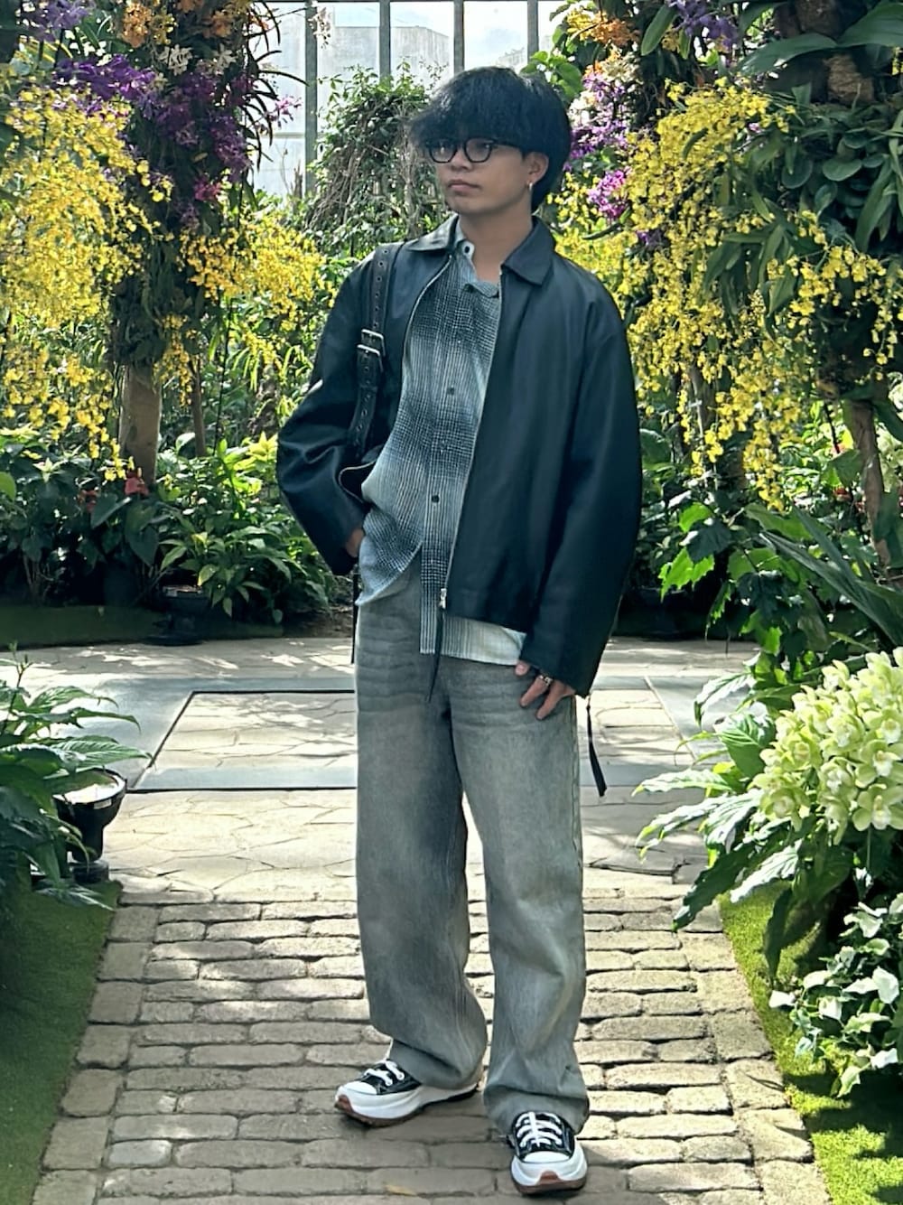 UNISEX》Lamb leather Prime-Over Single Rider Collared Jacket