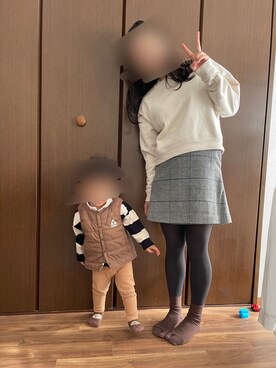 「台形スカート」｜haharu05さん（レディース・152cm）の秋コーディネート