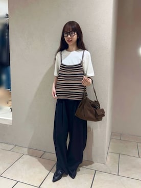吉田(yoshida)さん(レディース・156cm)の夏コーディネート