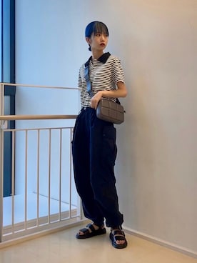 吉田(yoshida)さん(レディース・156cm)の夏コーディネート