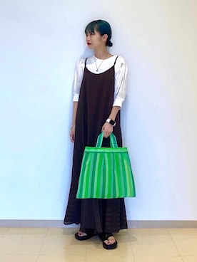 吉田(yoshida)さん(レディース・156cm)の夏コーディネート