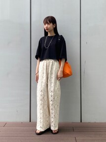 BEAUTY&YOUTH コットンナイロン レースパンツ　ダークグレー BEAUTY&YOUTH UNITED ARROWS（ビューティーアンドユースユナイテッド