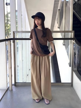 「melissa(メリッサ)の<Melissa>Possession Ballerina フラットシューズ(バレエシューズ、その他)」を使った、吉田(yoshida)さん(レディース・156cm)の春コーディネート
