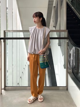 吉田(yoshida)さん(レディース・156cm)の夏コーディネート