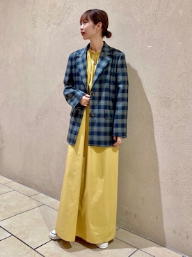 「RECOMMEND  ITEM STYLING」｜「アイテム（ワンピース/ドレス）」を使った、吉田（yoshida）さん（レディース・156cm）の秋コーディネート