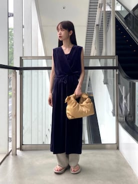 「Steven Alan（スティーブンアラン）のアイテム（ワンピース/ドレス）」を使った、吉田（yoshida）さん（レディース・156cm）の夏コーディネート