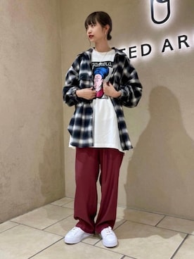 吉田(yoshida)さん(レディース・156cm)の夏コーディネート