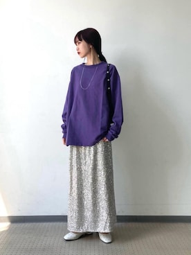 「アイテム（バレエシューズ）」を使った、吉田（yoshida）さん（レディース・156cm・20代）の夏コーディネート
