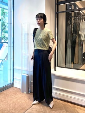 「BEAUTY&YOUTH UNITED ARROWS（ビューティーアンドユースユナイテッドアローズ）のアイテム」を使った、吉田（yoshida）さん（レディース・156cm）の夏コーディネート