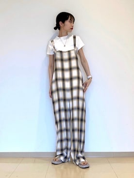 「COOME（コーメ）のアイテム」を使った、吉田（yoshida）さん（レディース・156cm）の夏コーディネート