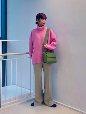 吉田（yoshida）さん（レディース・156cm）の冬コーディネート