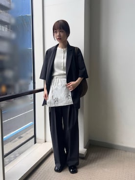 「PAES（ペイズ）のアイテム」を使った、吉田（yoshida）さん（レディース・156cm）の夏コーディネート