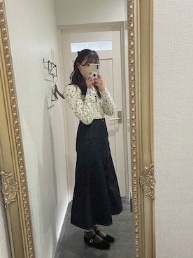 「aveil」｜ちゃんちゃさん（レディース・162cm）の冬コーディネート