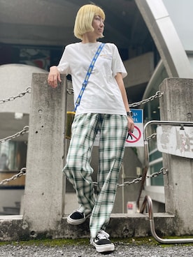 CandyStripper_mikiさん（レディース・162cm）の夏コーディネート